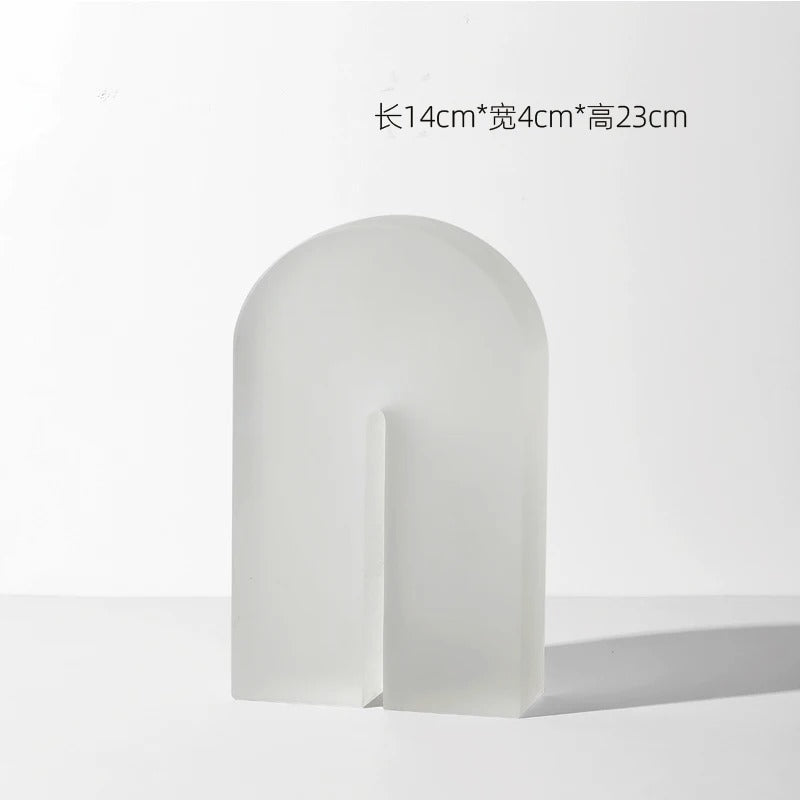 Crystal bookends – Handmade artificial crystal – Elegant modern design for home or office 12