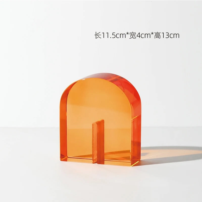 Crystal bookends – Handmade artificial crystal – Elegant modern design for home or office 13