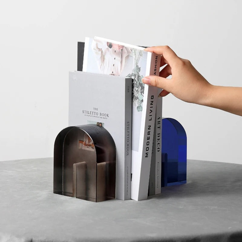 Crystal bookends – Handmade artificial crystal – Elegant modern design for home or office 3