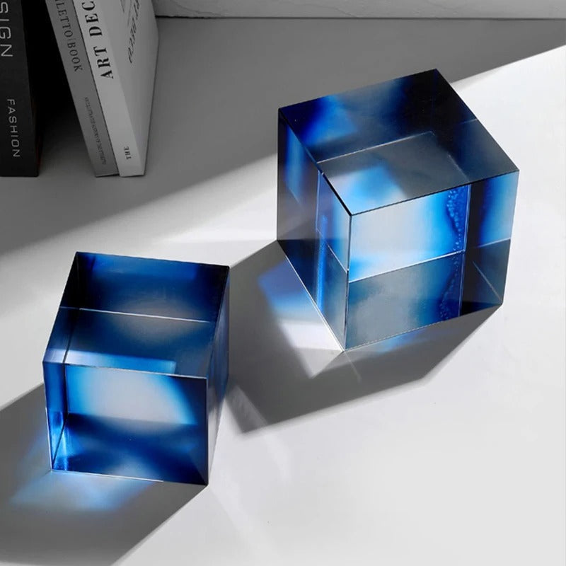 Crystal bookends – Handmade artificial crystal – Elegant modern design for home or office 7