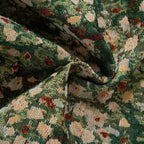 Curtain – Floral microfiber blend – Vintage-inspired design – Boho tassel trim – 52 x 84 in 8