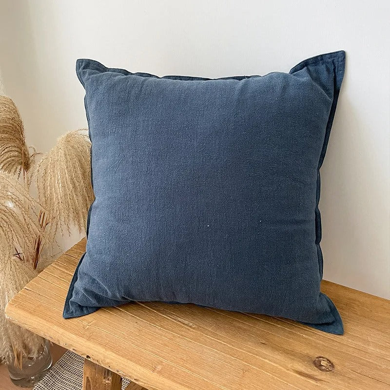 Cushion covers – Premium ramie cotton – Solid colors – Indoor and outdoor use – 45x45cm to 80x80cm 8