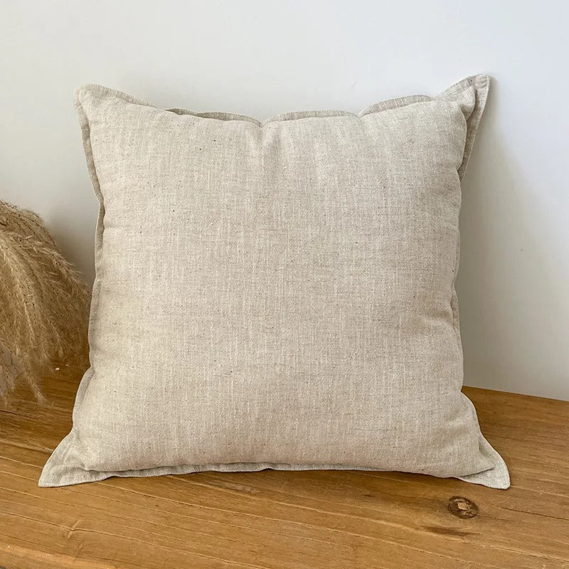 Cushion covers – Premium ramie cotton – Solid colors – Indoor and outdoor use – 45x45cm to 80x80cm 9