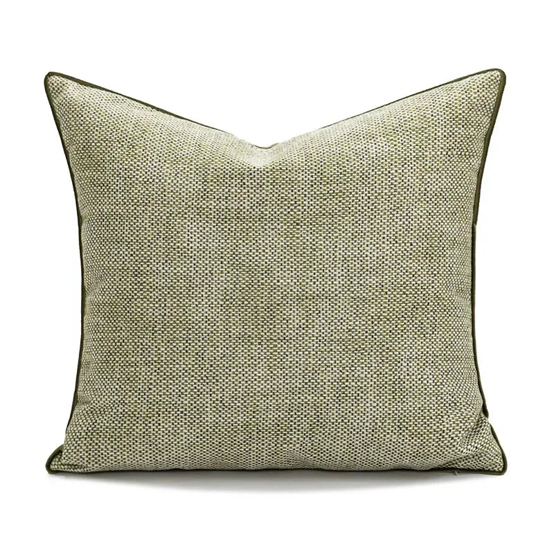 Decorative green pillow cover featuring a modern geometric design, made from soft, durable fabric. Perfect for adding a stylish touch to your home decor. 10
