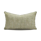 Decorative green pillow cover featuring a modern geometric design, made from durable cotton fabric. Perfect for adding a pop of color and contemporary style to your living 13