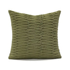 Decorative green pillow cover featuring a modern geometric design, crafted from soft, durable fabric. Adds a stylish touch to any home decor, perfect for sofas 6