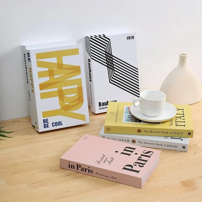 Decorative books – Faux paper design – Modern luxury décor – Ideal for coffee table books decor and shelves 3