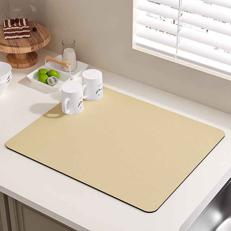 Dish mat – Ultra absorbent microfiber – Quick-dry design – Stylish kitchen essential 4