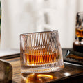 EDO Glass Whiskey Tumbler - Elegant 5.5 oz Bourbon Drinking Glass 7