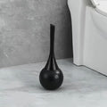 Elegant Bathroom Essentials | Silicone Toilet Brush with Ergonomic Handle Ð Chic Holder for Effortless Cleaning 0