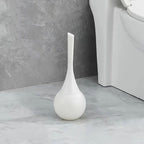 Elegant Bathroom Essentials | Silicone Toilet Brush with Ergonomic Handle Ð Chic Holder for Effortless Cleaning 5