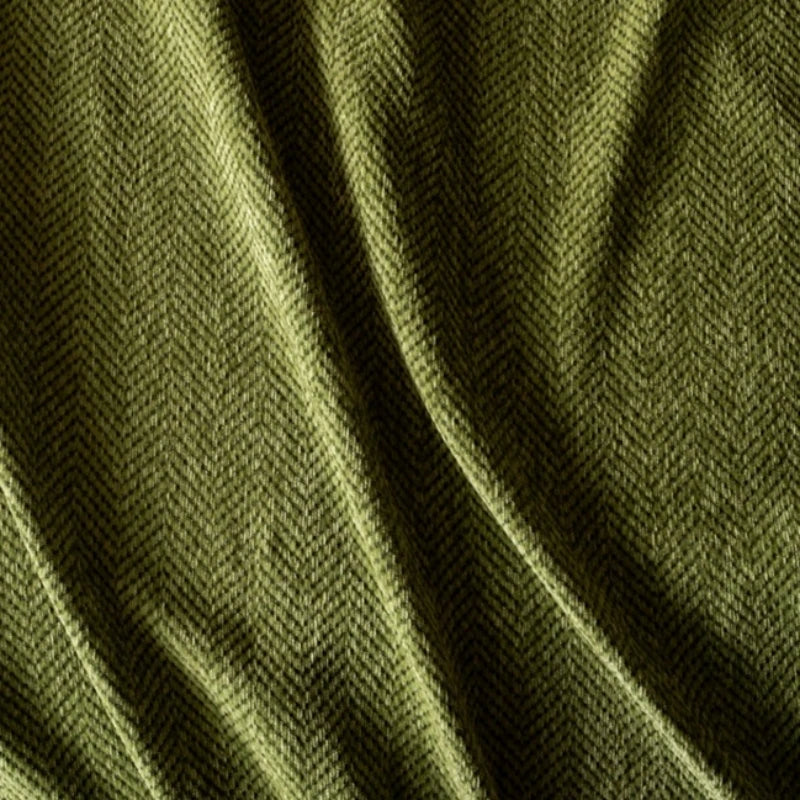 Elegant Chenille Sofa Cover | Minimalist Herringbone Design with Tassel Edges Ð Versatile Blanket for Home Decor 2