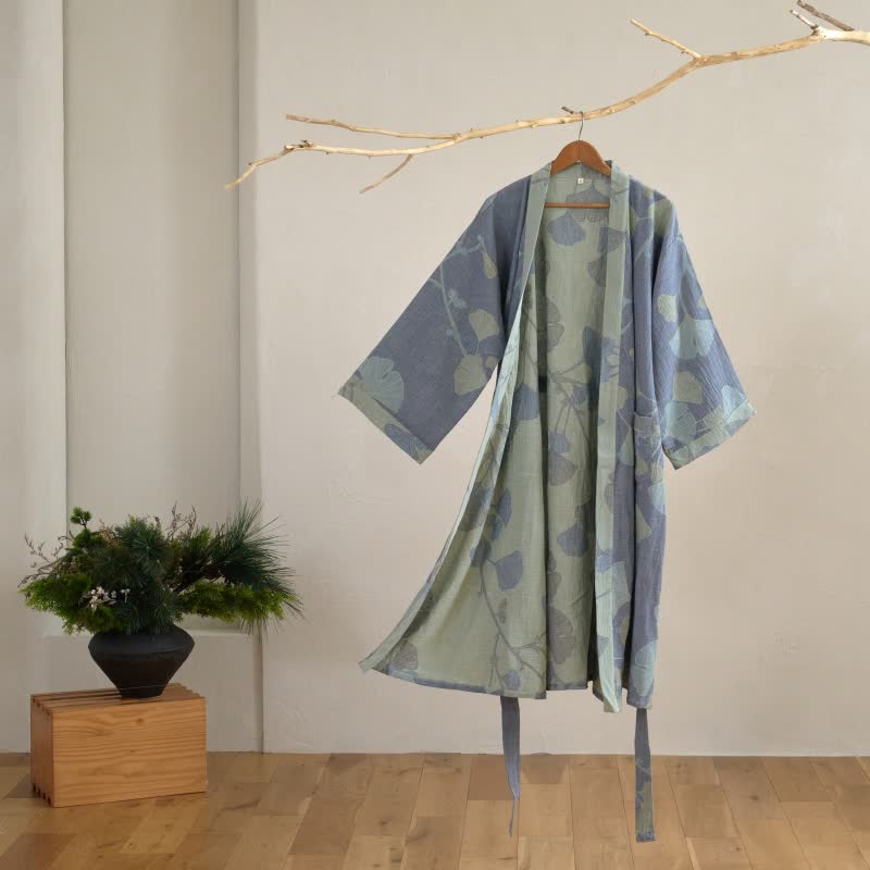Elegant Cotton Kimono Robe for Cozy Everyday Comfort and Style 0