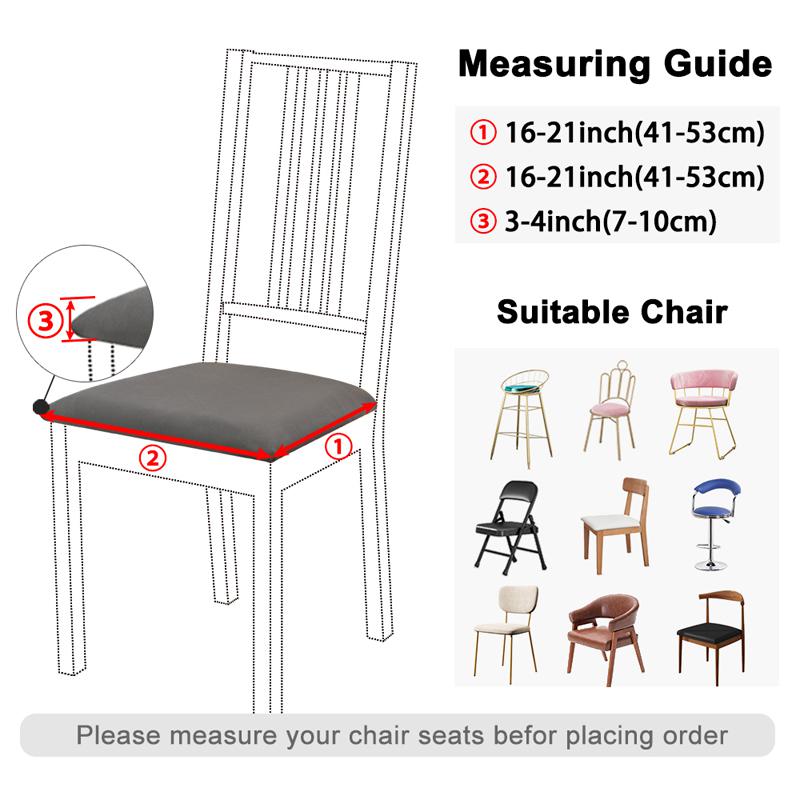 Elegant Dining Chair Covers | Water-Repellent Spandex with Elastic Fit Ð Stylish Protection for Dining Room Chairs 2