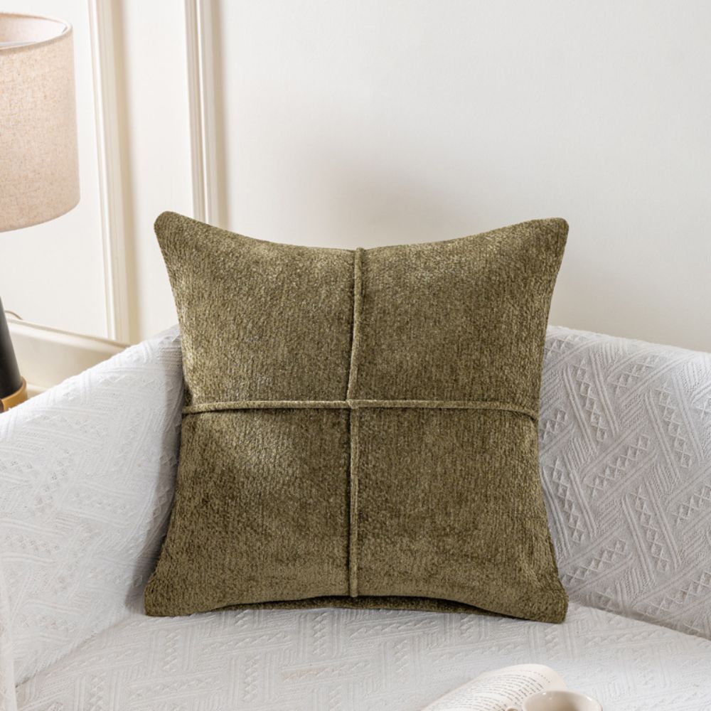 Elegant Microfiber Cushion Cover for Cozy Sofa Styling 1