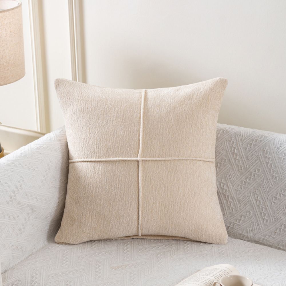 Elegant Microfiber Cushion Cover for Cozy Sofa Styling 10