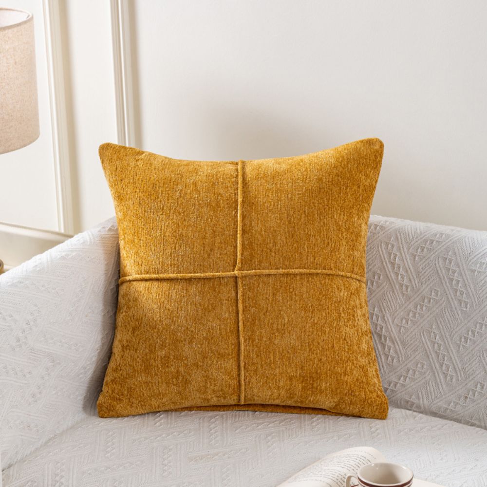 Elegant Microfiber Cushion Cover for Cozy Sofa Styling 9