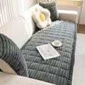 Elegant Plush Couch Cover with Anti-Slip Design Ð Cozy Protection for Your Living Room 0