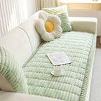 Elegant Plush Couch Cover with Anti-Slip Design Ð Cozy Protection for Your Living Room 1