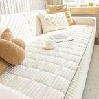 Elegant Plush Couch Cover with Anti-Slip Design Ð Cozy Protection for Your Living Room 2