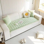 Elegant Plush Couch Cover with Anti-Slip Design Ð Cozy Protection for Your Living Room 8