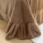 Faux Rabbit Fur Bedding Set with Leopard Paw Design Ð Extra Soft & Warm for Cozy Comfort 7