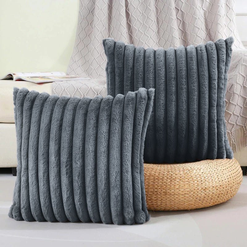 Soft, cozy fleece pillowcase in a warm cream color, designed for ultimate comfort. Ideal bedding essential that adds a touch of luxury to your sleep space 3