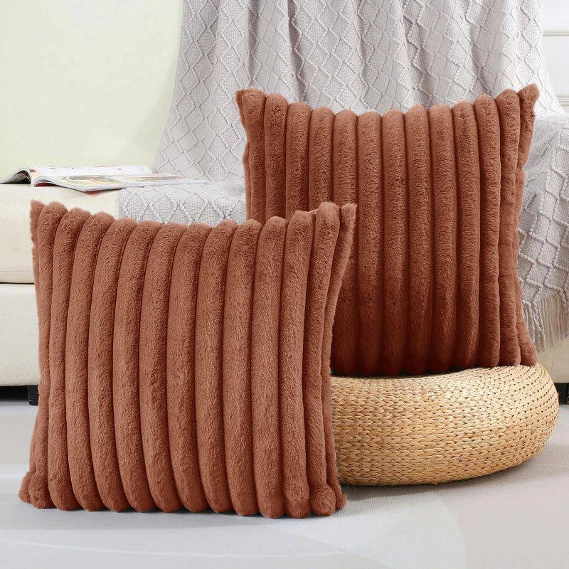 Soft fleece pillowcase in a calming light gray hue, designed for ultimate comfort. This cozy bedding essential features a plush texture that enhances relaxation, making it 6
