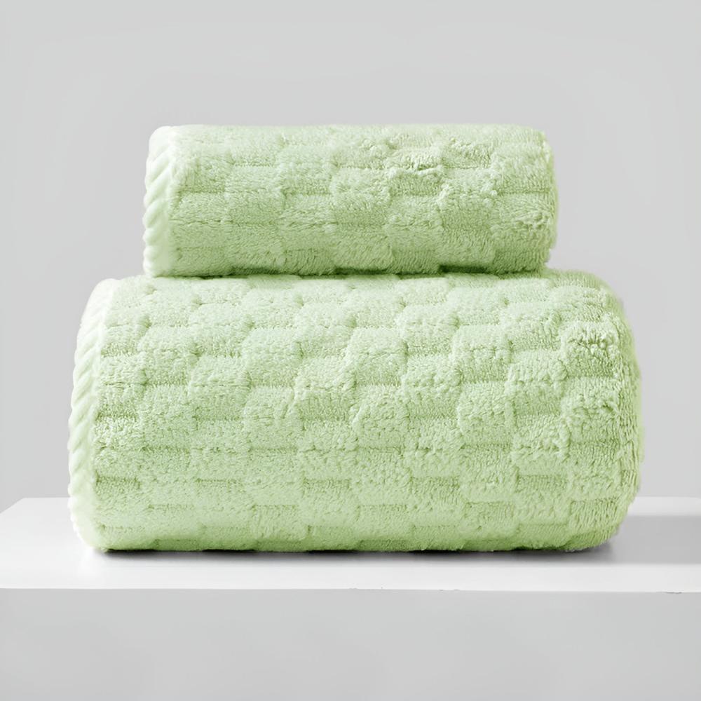 Fleece towels – Soft and breathable – 2-piece set for luxurious comfort 10
