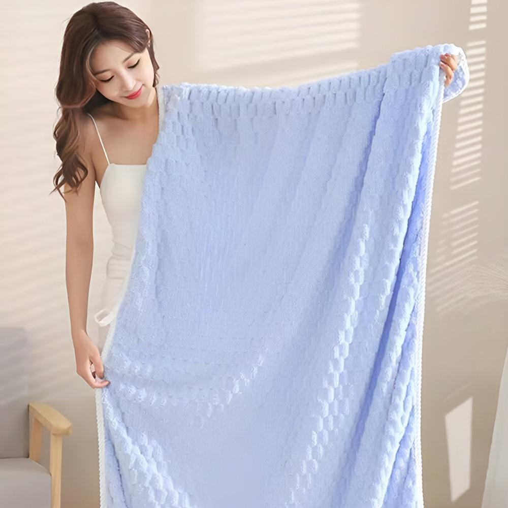 Fleece towels – Soft and breathable – 2-piece set for luxurious comfort 2