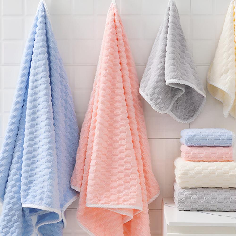 Fleece towels – Soft and breathable – 2-piece set for luxurious comfort 3