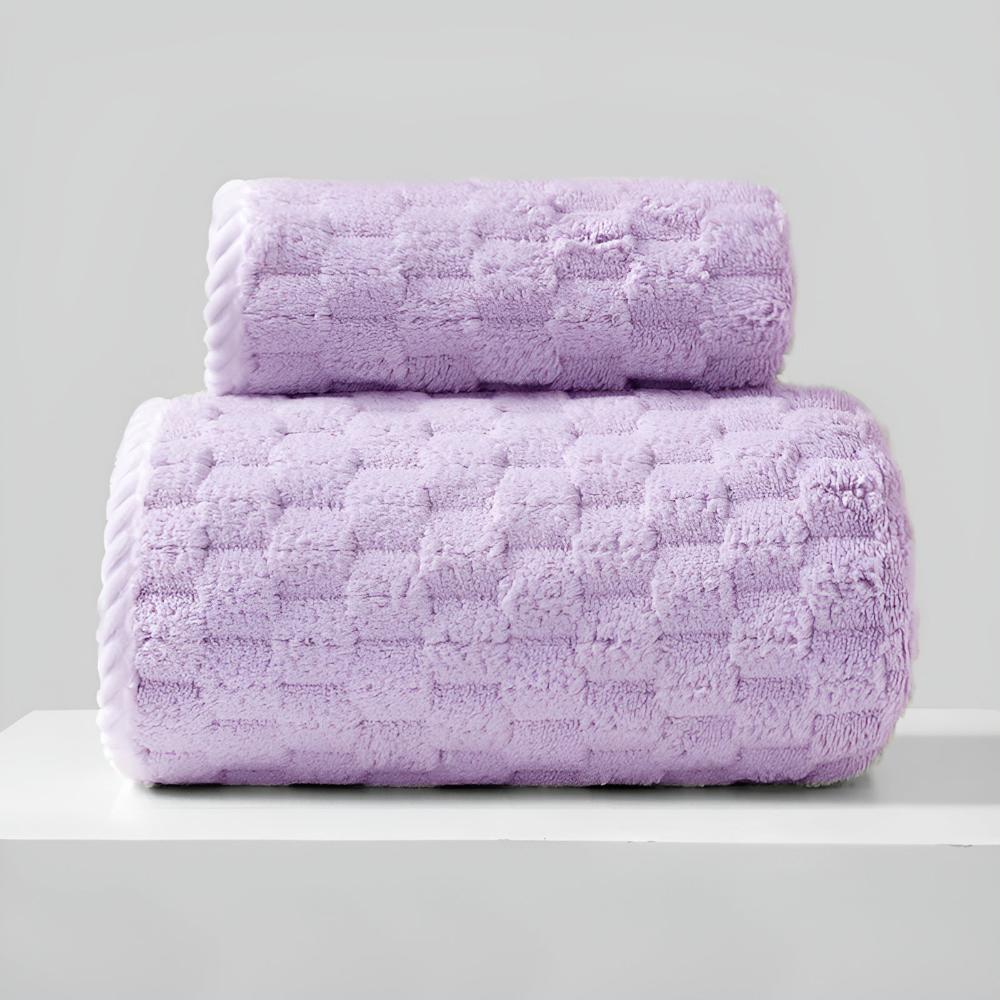 Fleece towels – Soft and breathable – 2-piece set for luxurious comfort 9