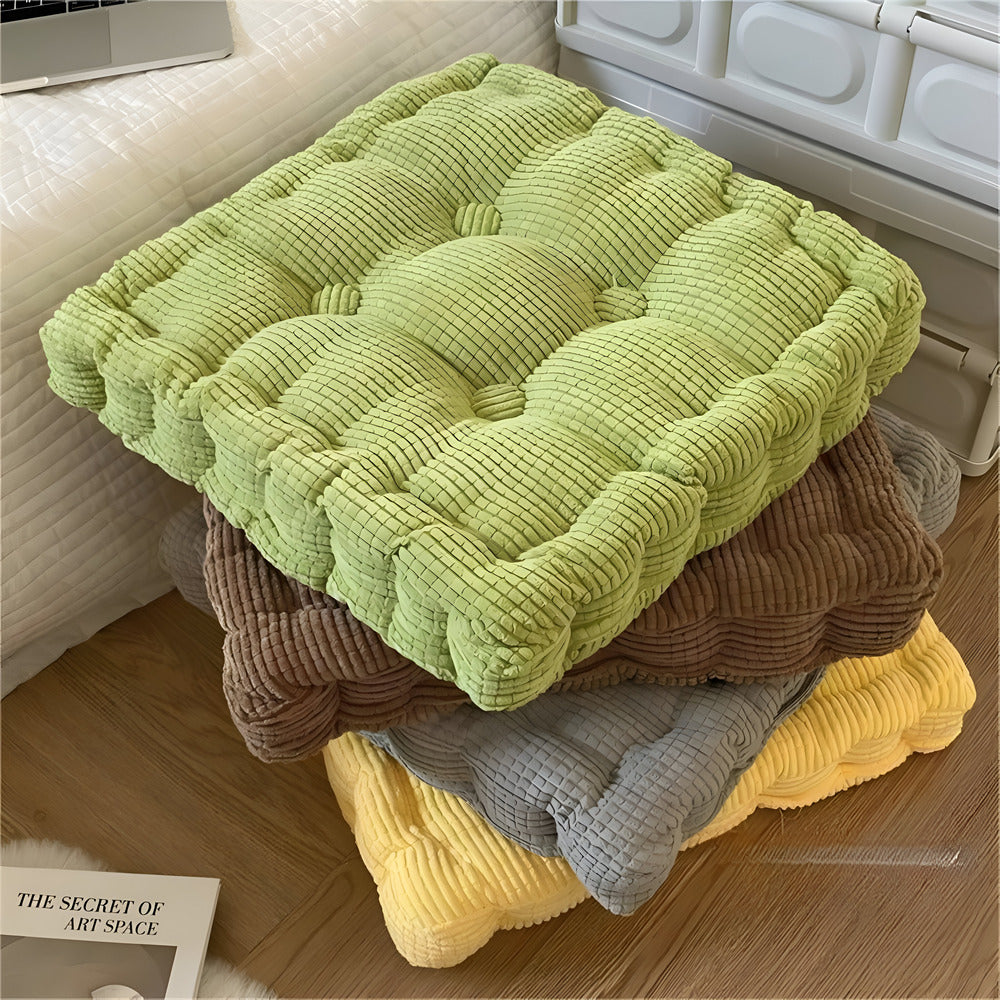 Floor cushion – Luxurious corduroy – Versatile for meditation and decor – Compact seating solution 15.7 x 15.7 in 0