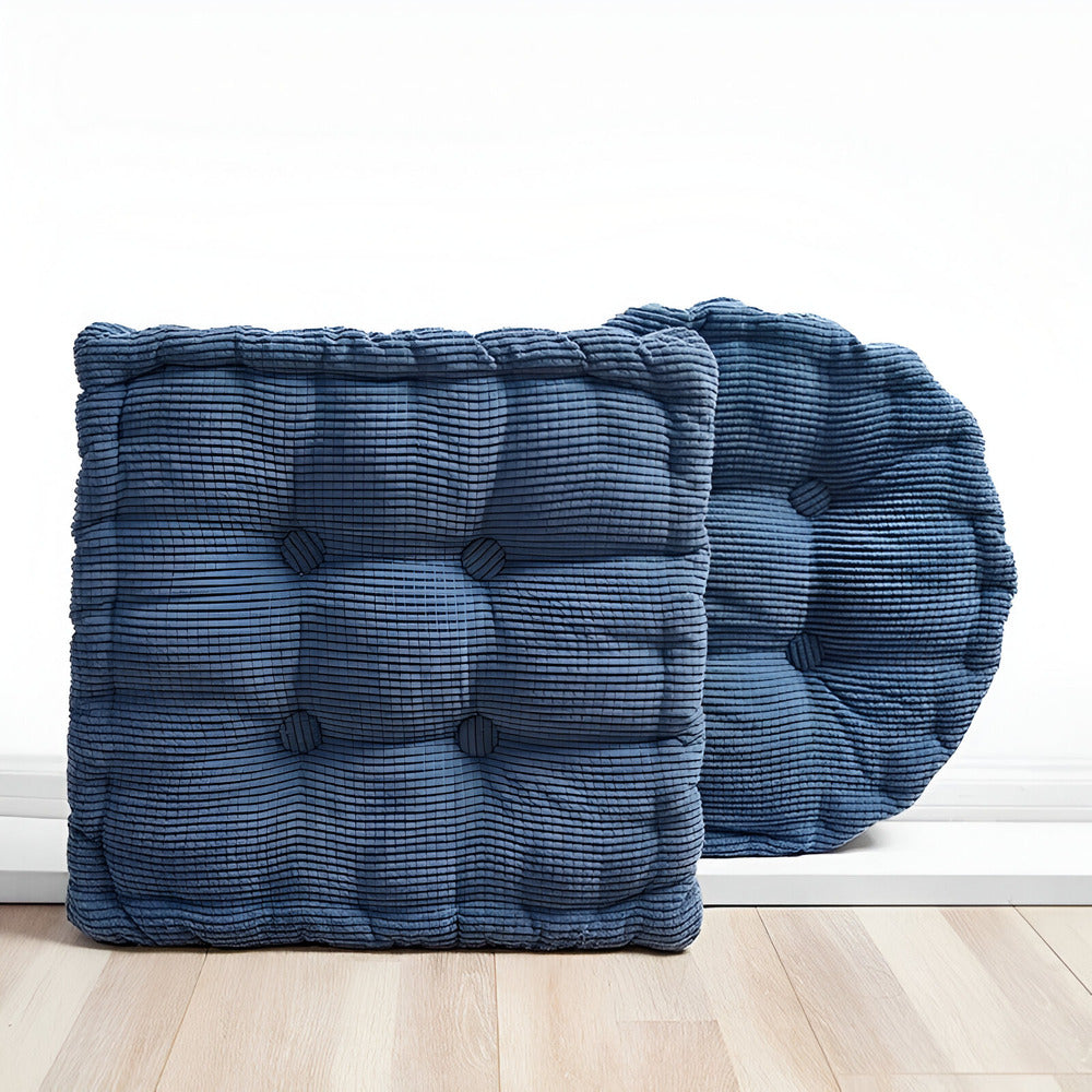 Floor cushion – Luxurious corduroy – Versatile for meditation and decor – Compact seating solution 15.7 x 15.7 in 3