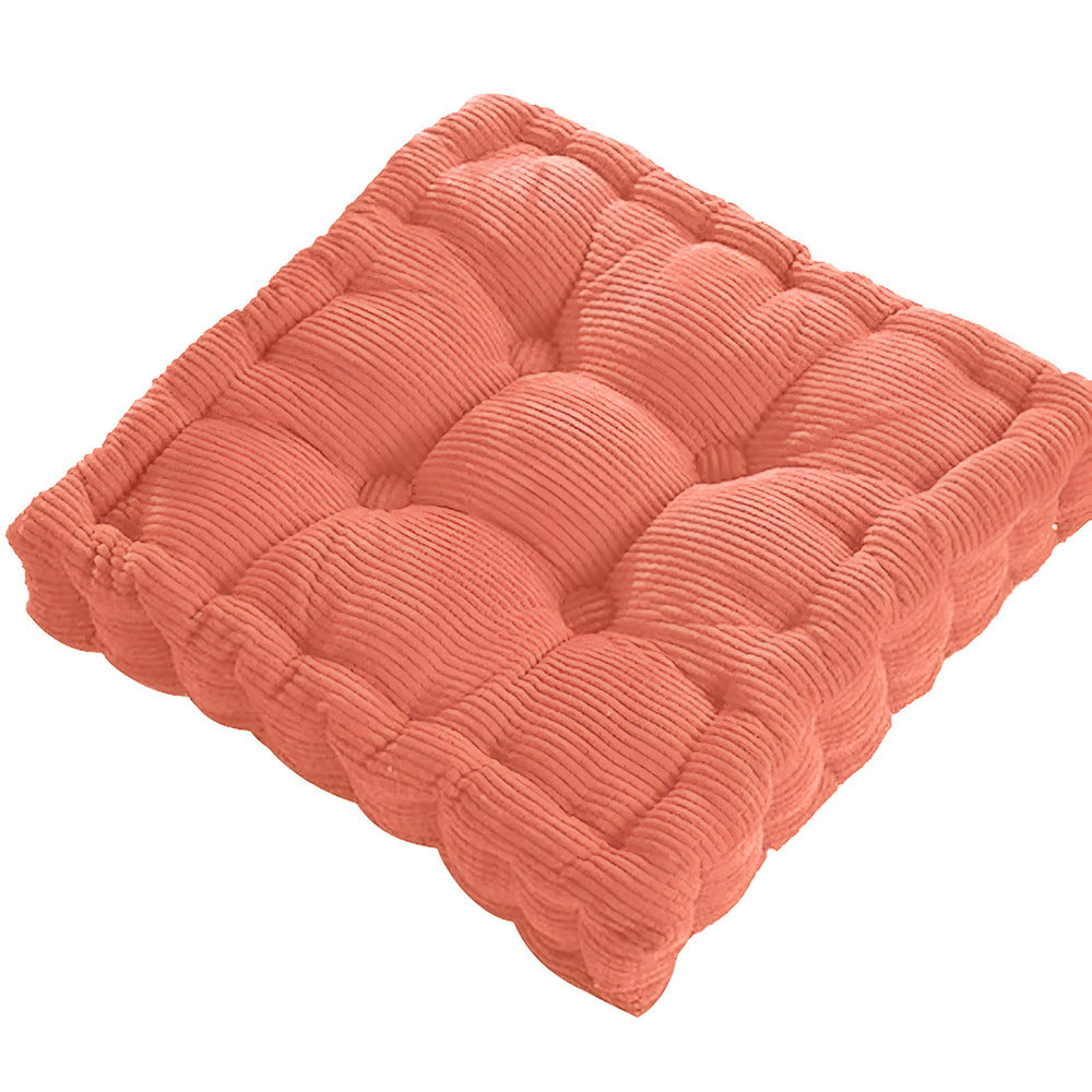 Floor cushion – Luxurious corduroy – Versatile for meditation and decor – Compact seating solution 15.7 x 15.7 in 8