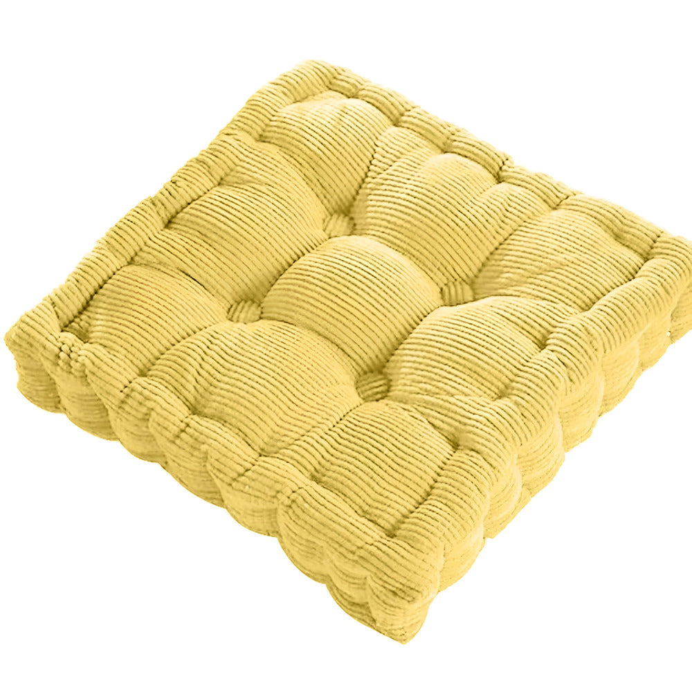 Floor cushion – Luxurious corduroy – Versatile for meditation and decor – Compact seating solution 15.7 x 15.7 in 9