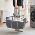 Foldable Luxury Laundry Basket with Reinforced Handles – Stylish and Functional Storage Solution 0