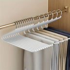 Goose Neck Z | Pants Hanger with Stainless Steel Design Ð Slim Organizer for Trousers 2