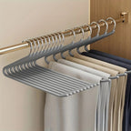 Goose Neck Z | Pants Hanger with Stainless Steel Design Ð Slim Organizer for Trousers 3