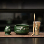 Handmade Azure Stone Matcha Set – Complete Matcha Whisk Kit with Bowl, Scoop for Traditional Ceremonies 9