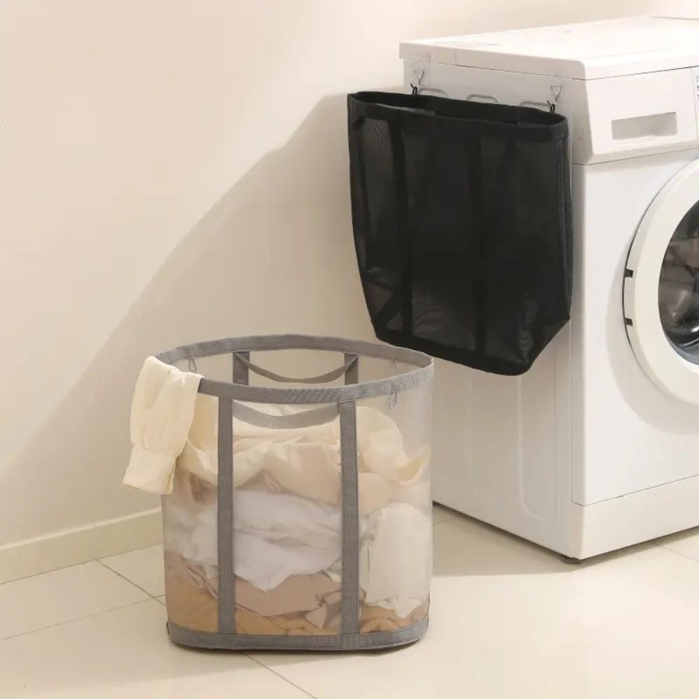 Home Essentials | Collapsible Laundry Basket with Air Circulation Ð Space-Saving Design for Effortless Organization 4