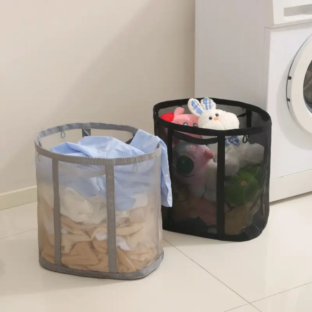 Home Essentials | Collapsible Laundry Basket with Air Circulation Ð Space-Saving Design for Effortless Organization 7
