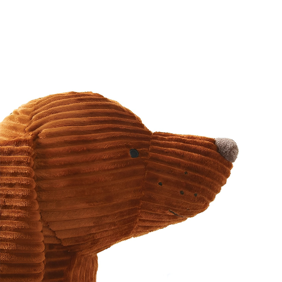 Sweet Corded Dachshund Plush Pillow