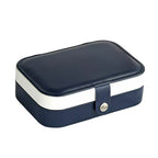 Jewelry Box for Women – Luxurious Leather – Portable Travel Jewelry Organizer – Double-Layered Design 1