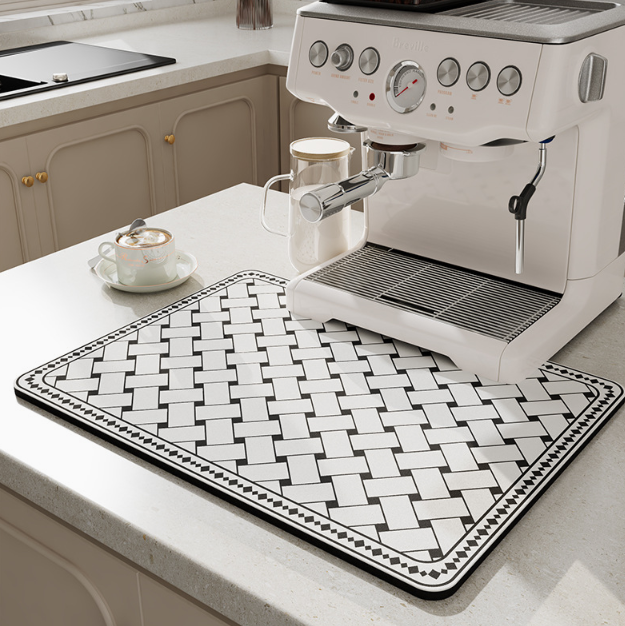 Kitchen mat – Absorbent diatomaceous – Quick-drying design – Hygienic kitchen accessory 5