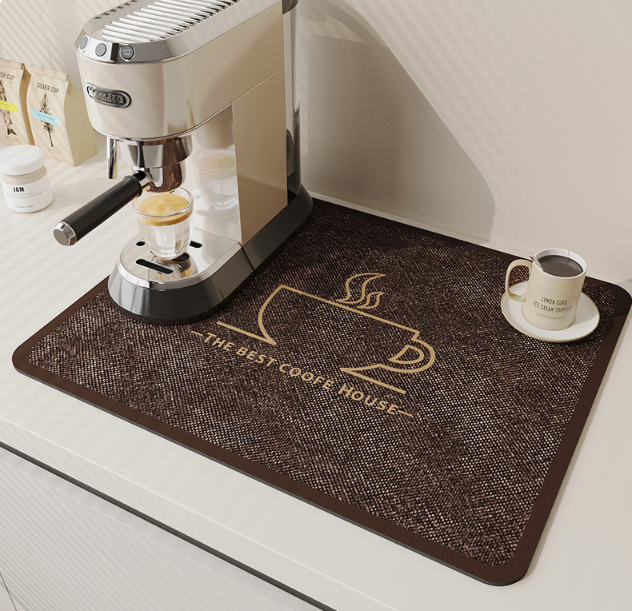 Kitchen mat – Absorbent diatomaceous – Quick-drying design – Hygienic kitchen accessory 9