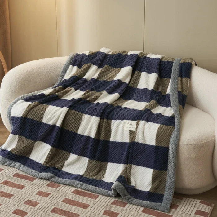 Knit blanket throw – Soft chenille – Machine washable – Cozy home accessory for couch or bed 12