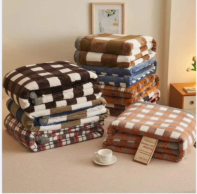 Knit blanket throw – Soft chenille – Machine washable – Cozy home accessory for couch or bed 2