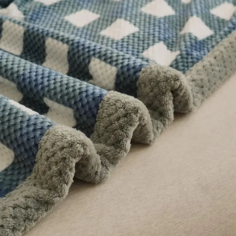Knit blanket throw – Soft chenille – Machine washable – Cozy home accessory for couch or bed 5