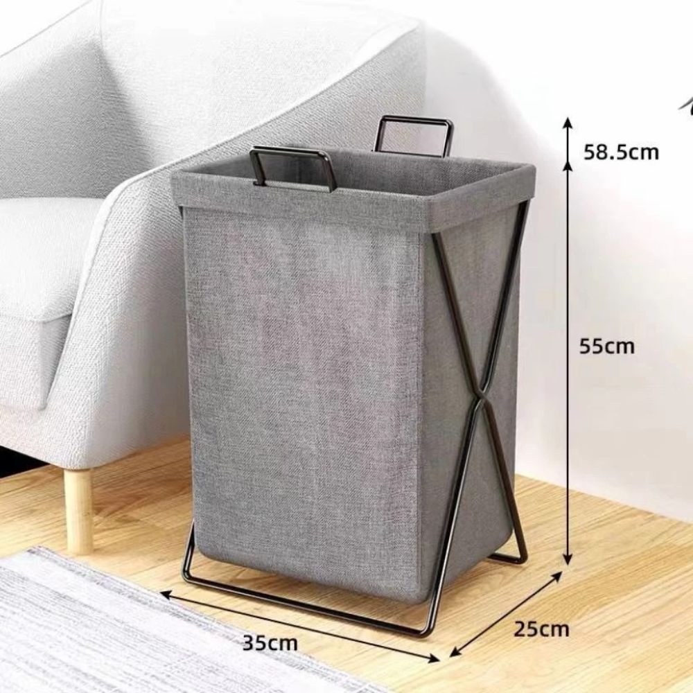 Laundry organizer – Foldable fabric – Water-resistant – Durable laundry room storage solution for small spaces 7